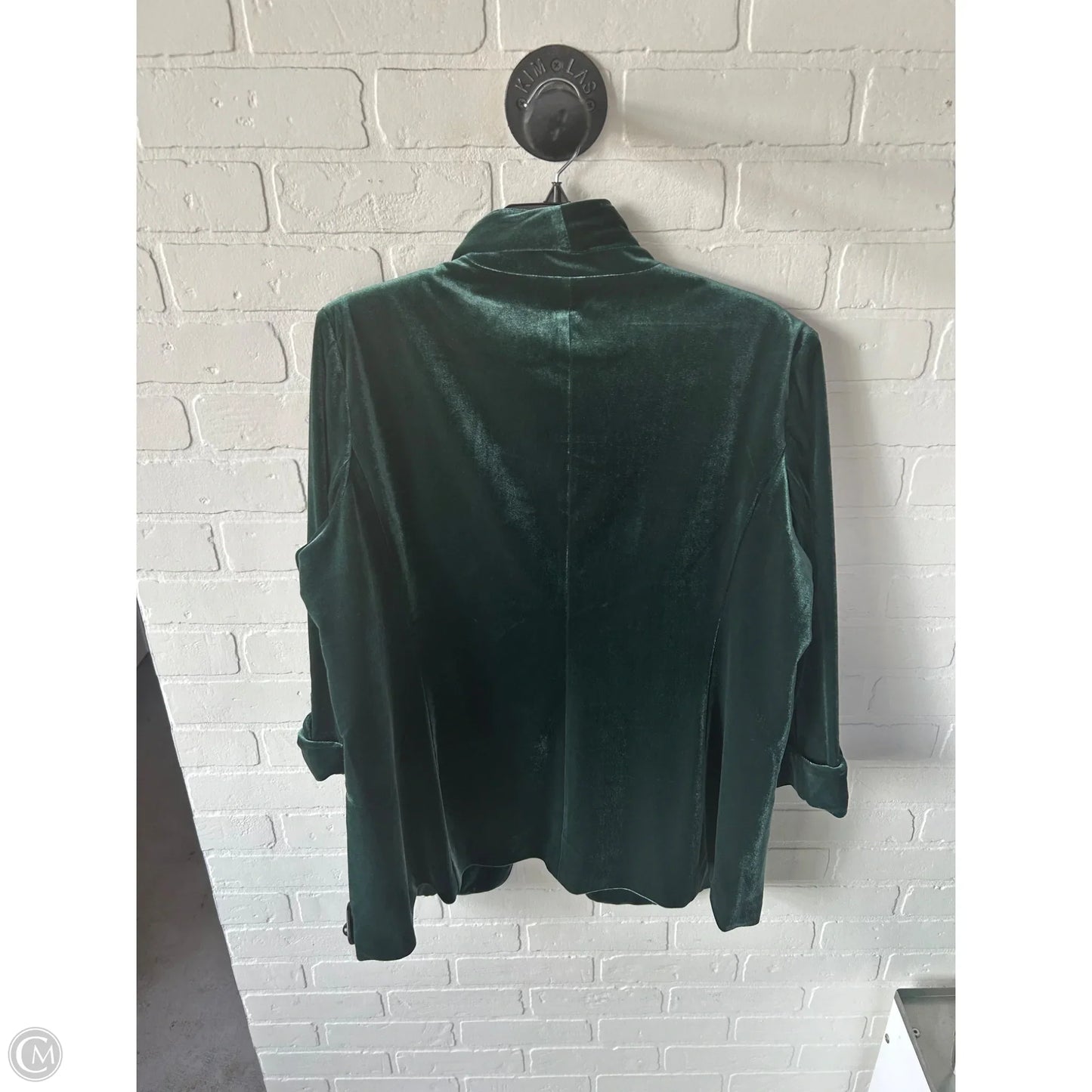 Blazer By Anne Klein In Green, Size: Xl