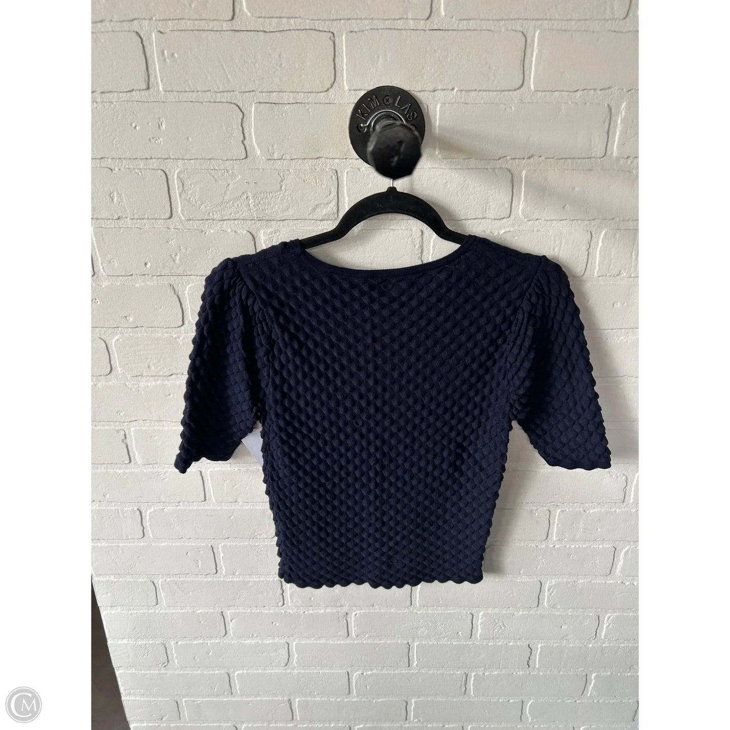 Top Short Sleeve By Lucy Paris In Blue, Size: Xs