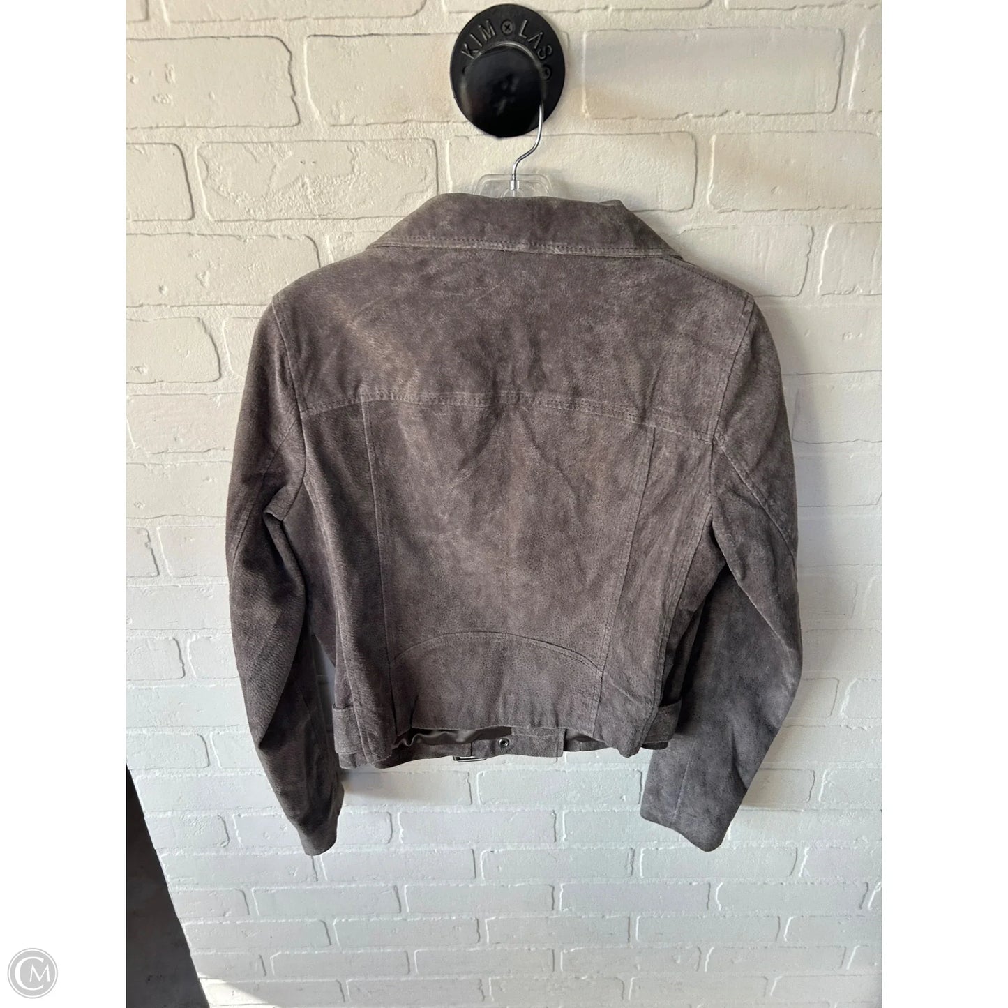 Jacket Leather By Blanknyc In Grey, Size: S
