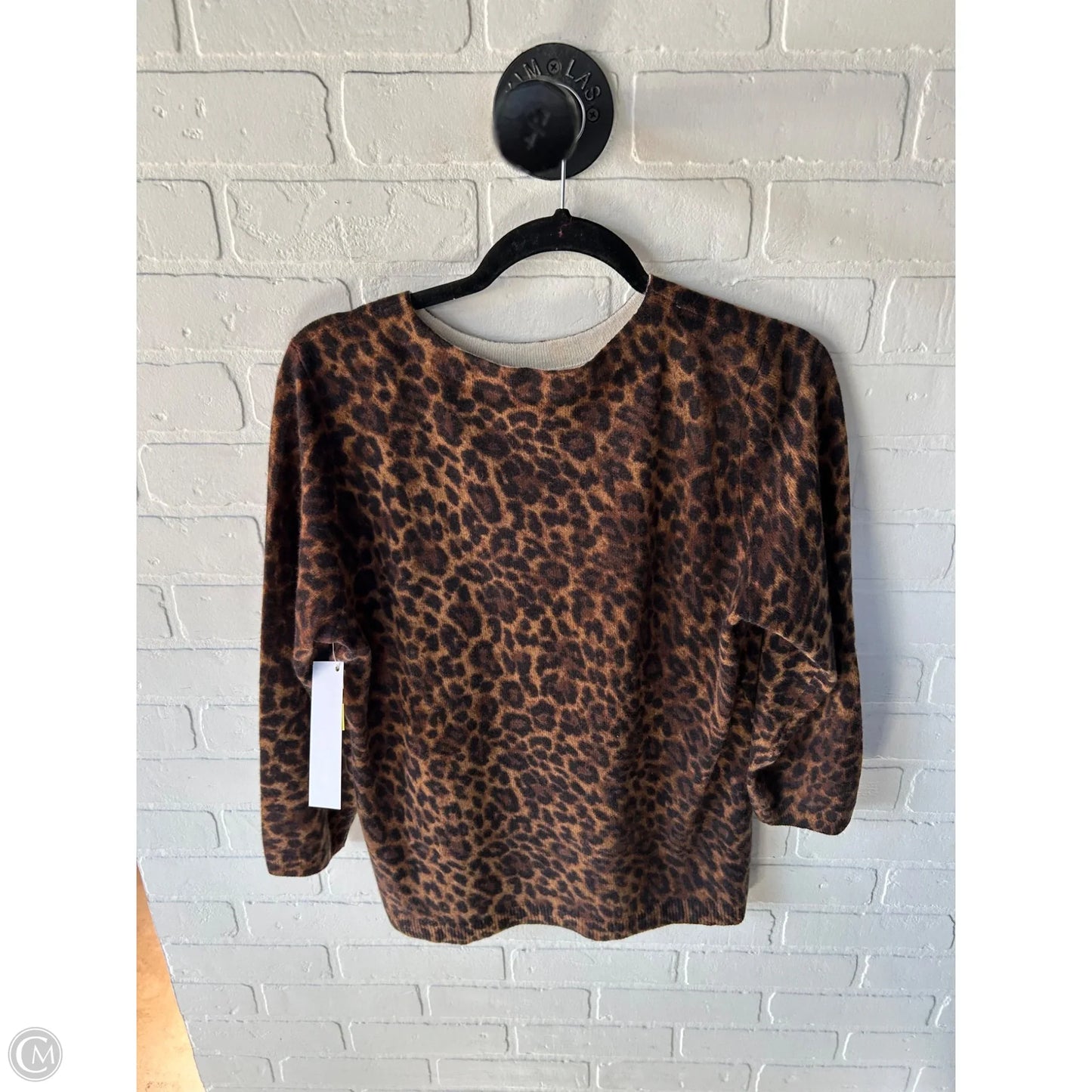 Top 3/4 Sleeve Basic By Chicos In Blue, Size: L