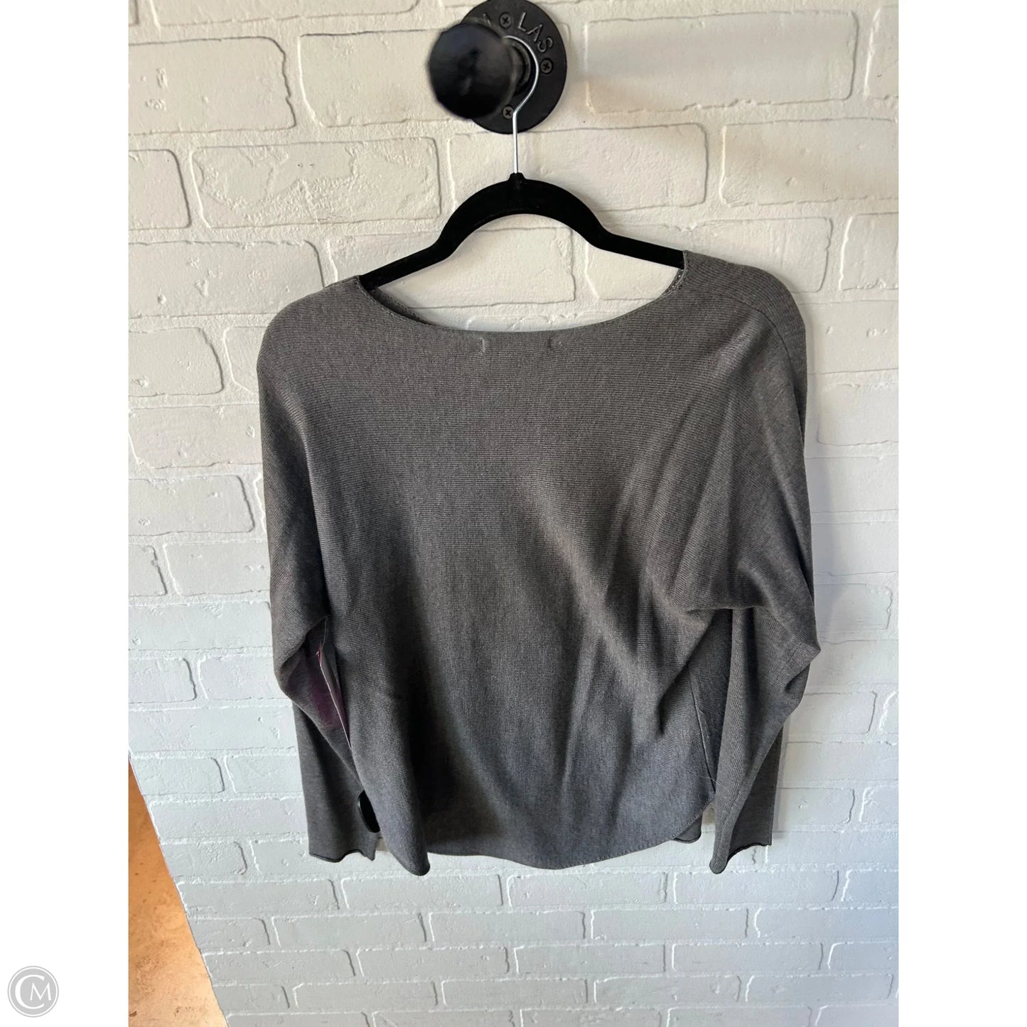 Sweater By Joan Vass In Grey, Size: Xs