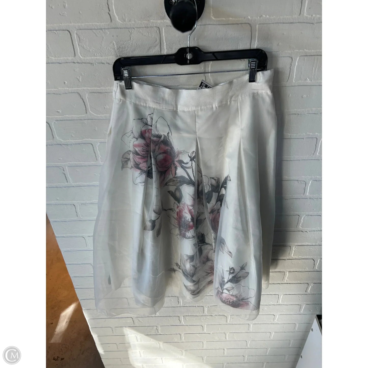 Skirt Midi By White House Black Market In Black & White, Size: 12p