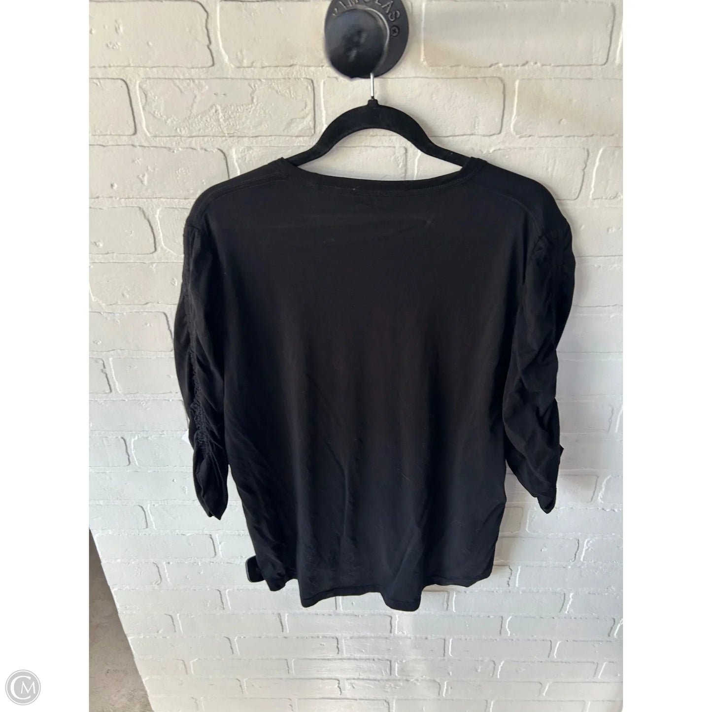 Top Long Sleeve By Veronica Beard In Black, Size: Xl