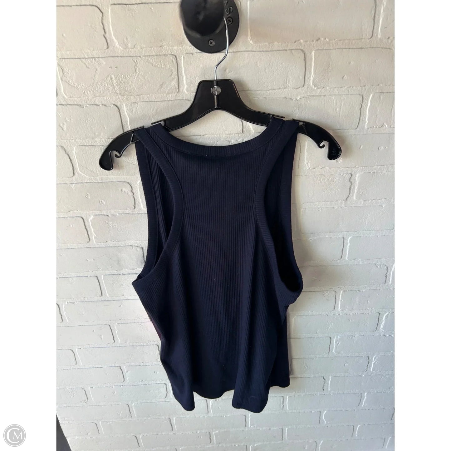 Tank Top By Talbots In Navy, Size: Xl