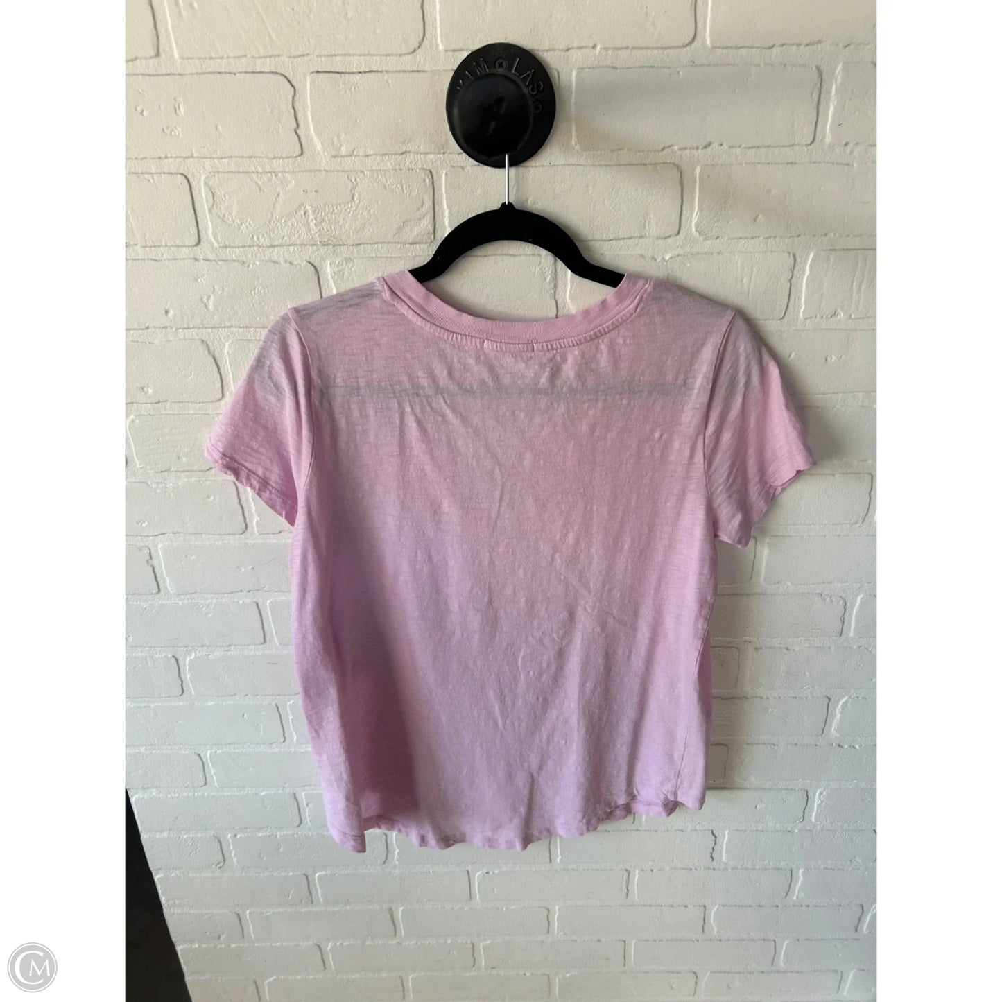 Top Short Sleeve Basic By Z Supply In Pink, Size: S