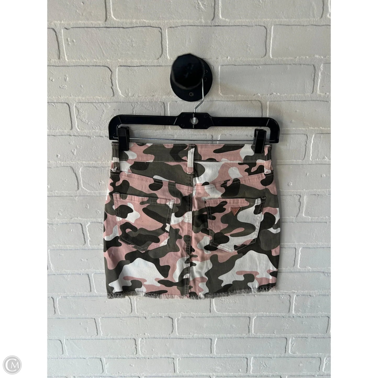 Skirt Mini & Short By Guess In Brown & Pink, Size: 0