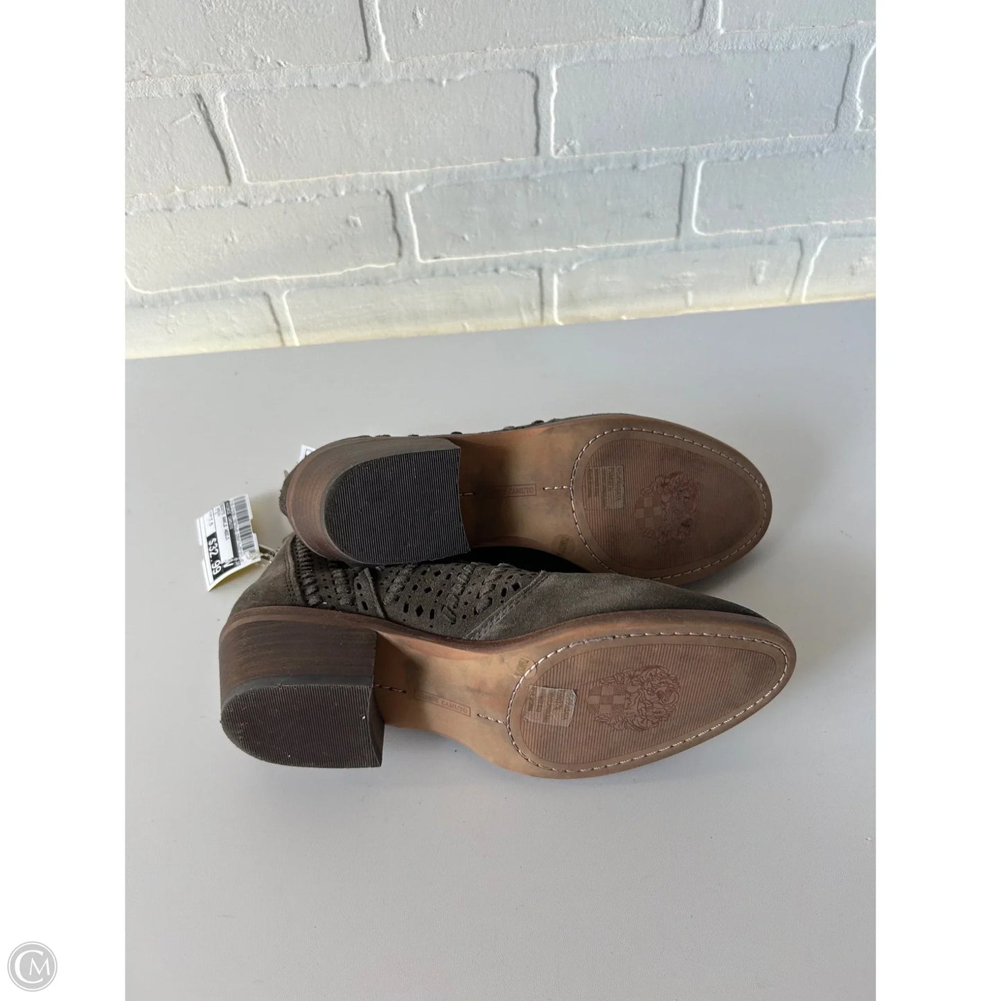 Boots Ankle Heels By Vince Camuto In Green, Size: 7.5