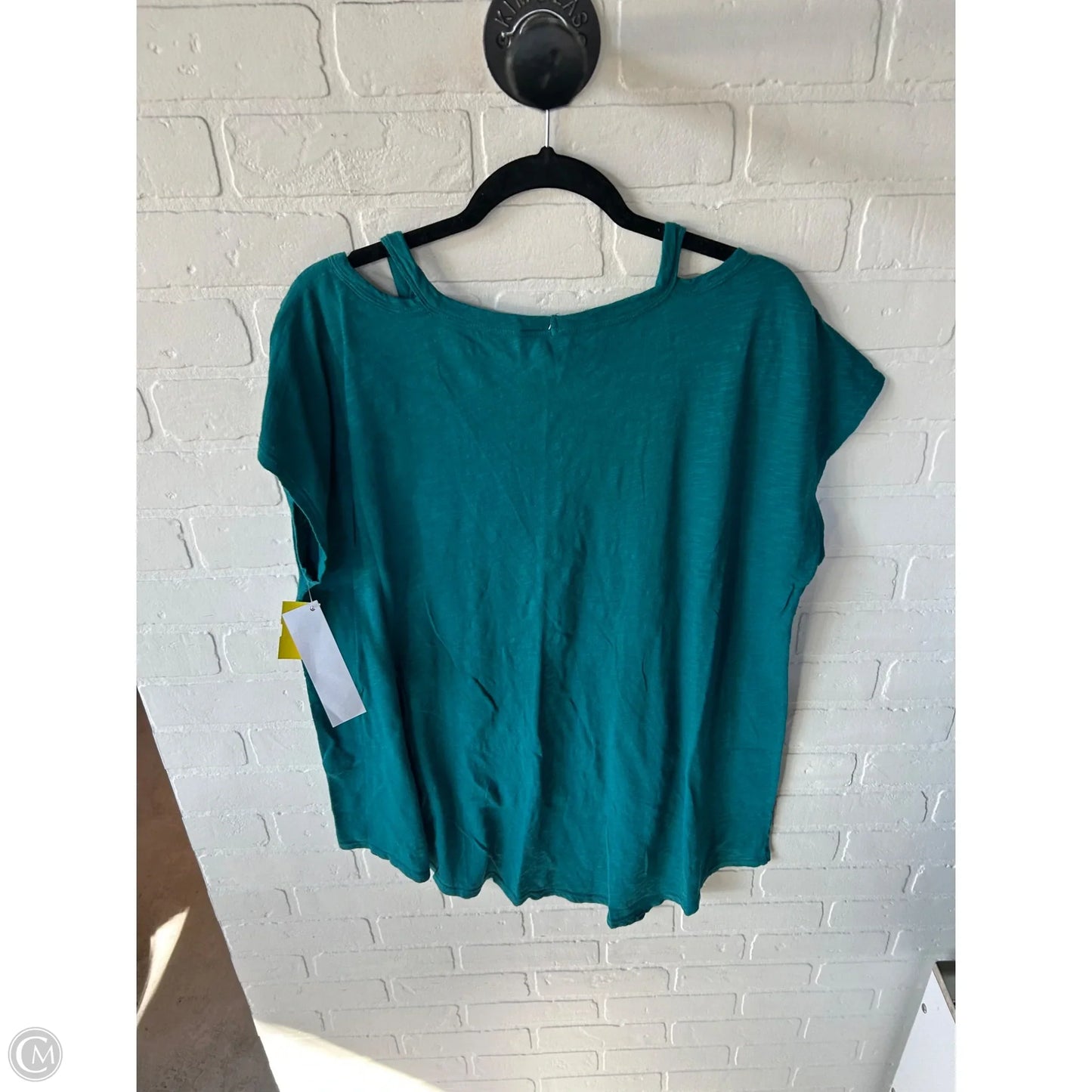 Top Short Sleeve By Left Of Center In Blue, Size: Xl