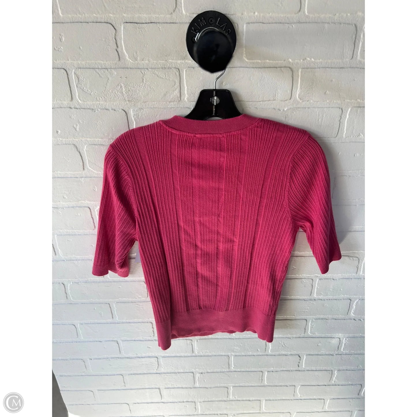 Sweater Short Sleeve By White House Black Market In Pink, Size: S