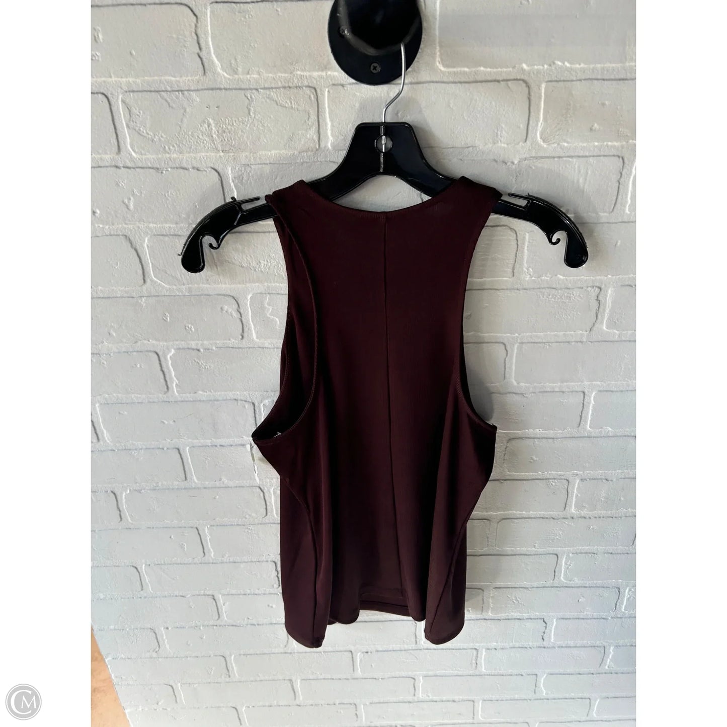 Top Sleeveless Basic By A New Day In Brown, Size: M