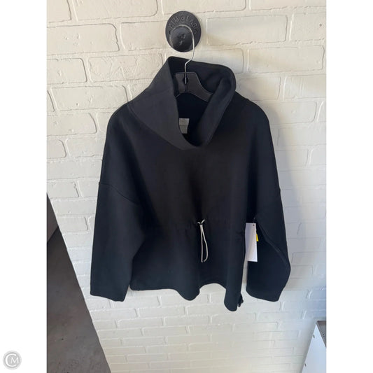 Athletic Sweatshirt Collar By Varley In Black, Size: L