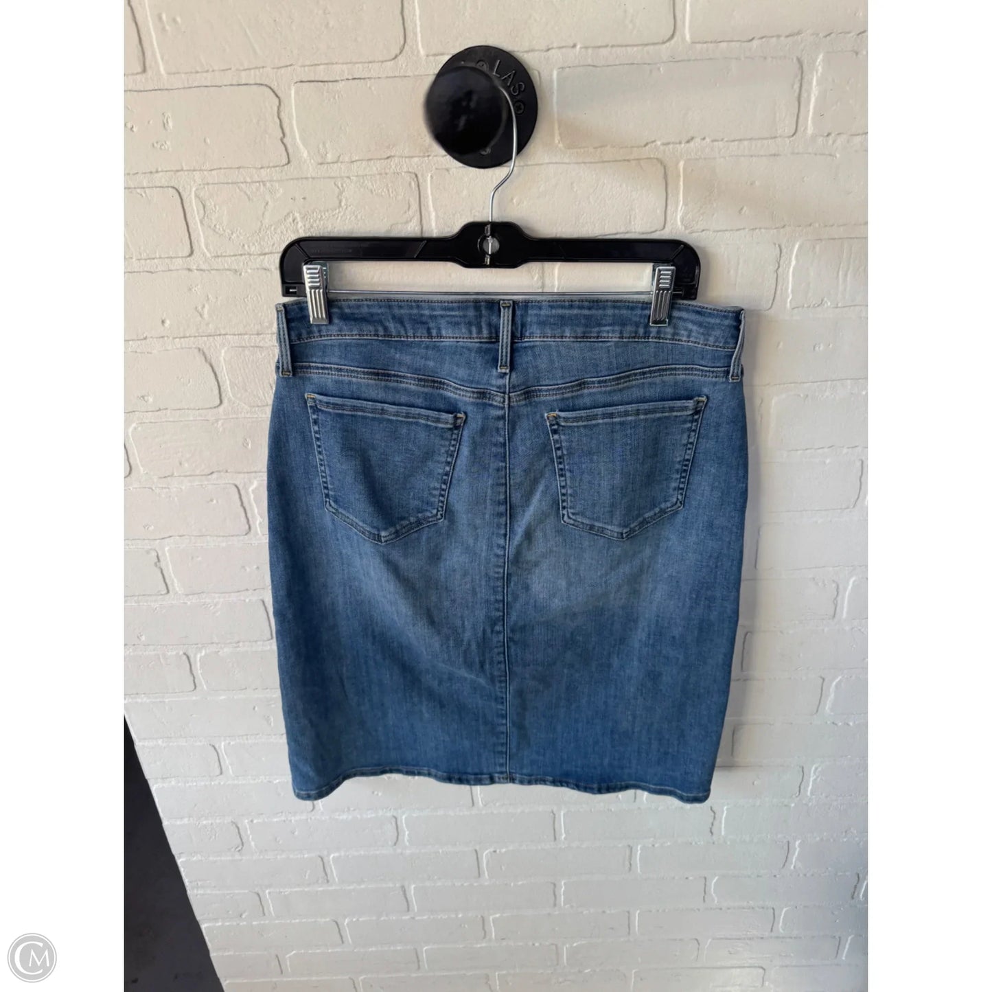 Skirt Midi By Not Your Daughters Jeans In Blue Denim, Size: 8
