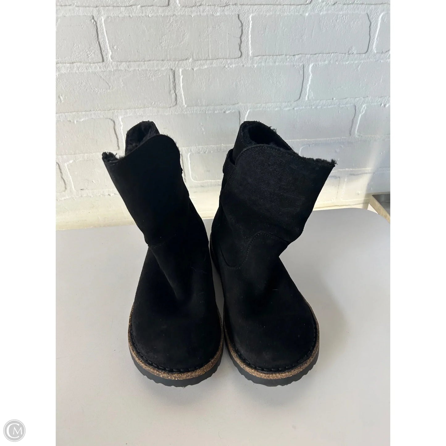 Boots Mid-calf Flats By Birkenstock In Black, Size: 8.5