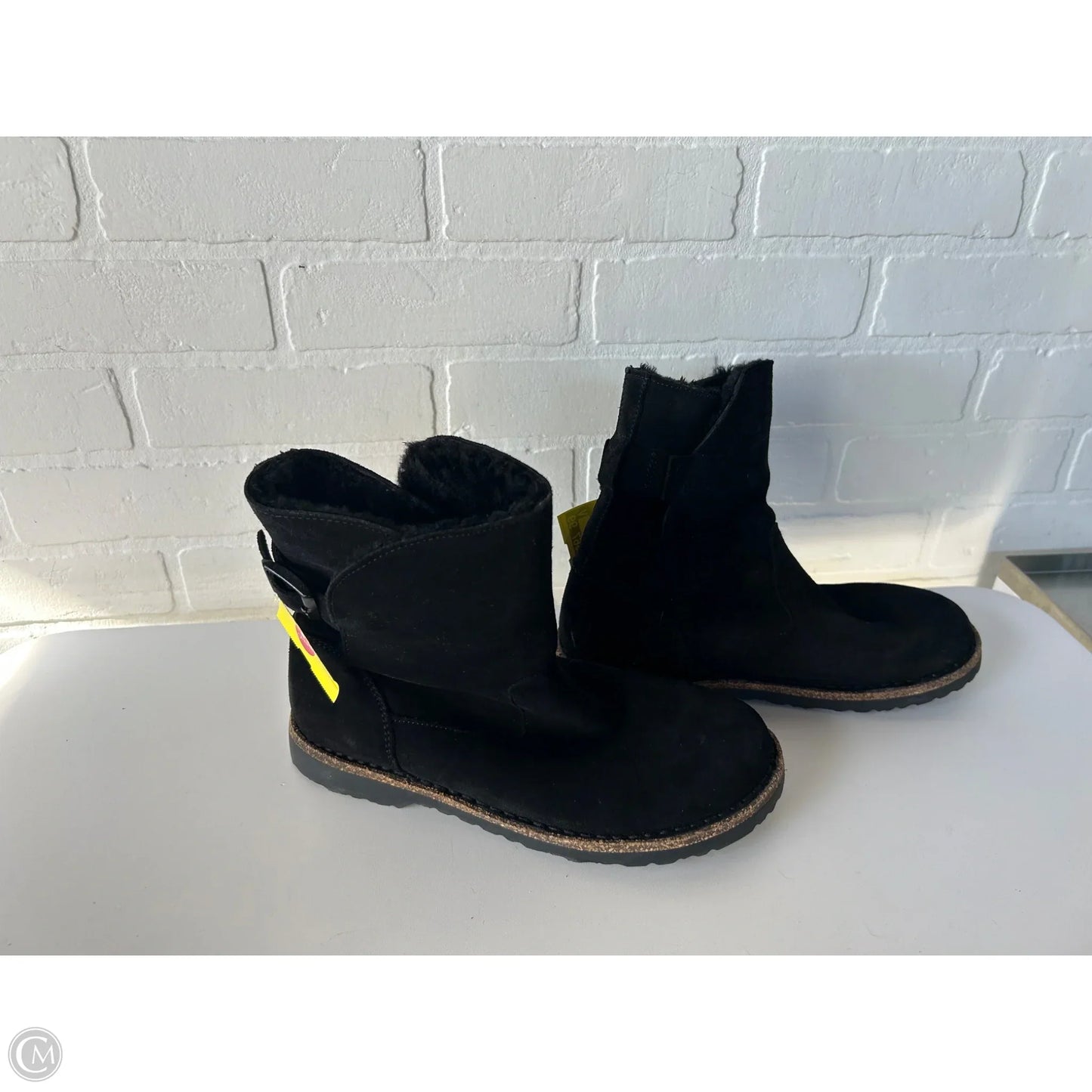 Boots Mid-calf Flats By Birkenstock In Black, Size: 8.5