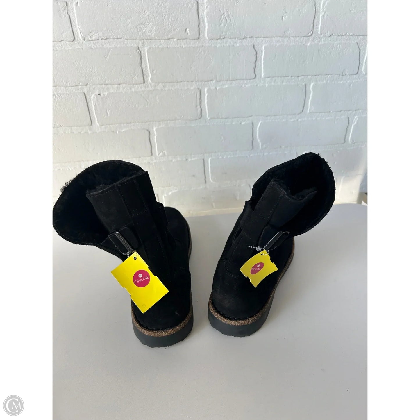 Boots Mid-calf Flats By Birkenstock In Black, Size: 8.5