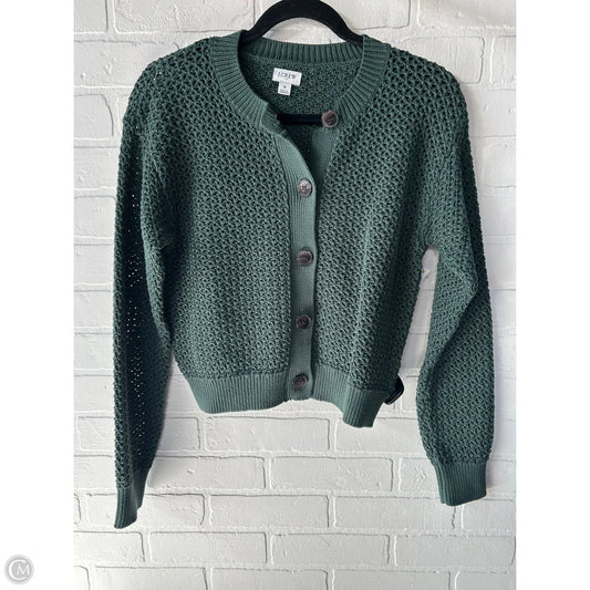 Sweater Cardigan By J. Crew In Green, Size: S