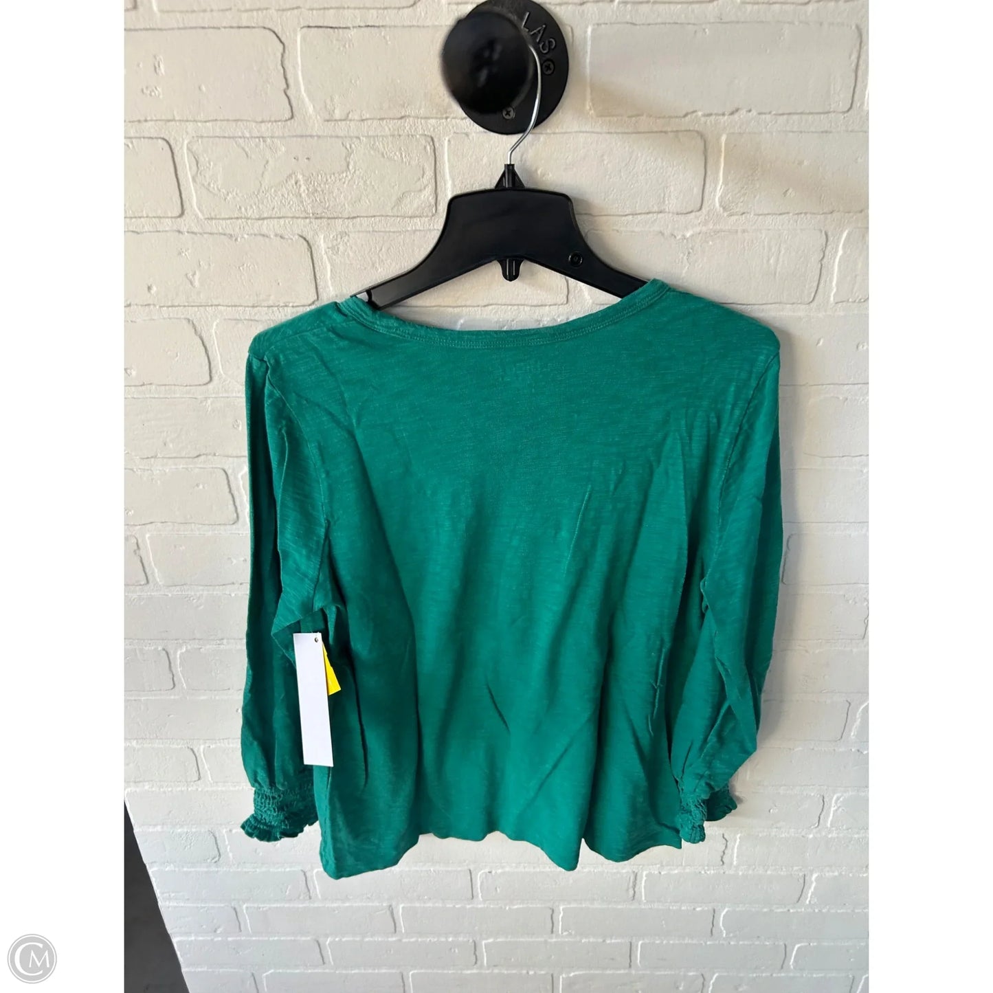 Top Long Sleeve By Chicos In Green, Size: L