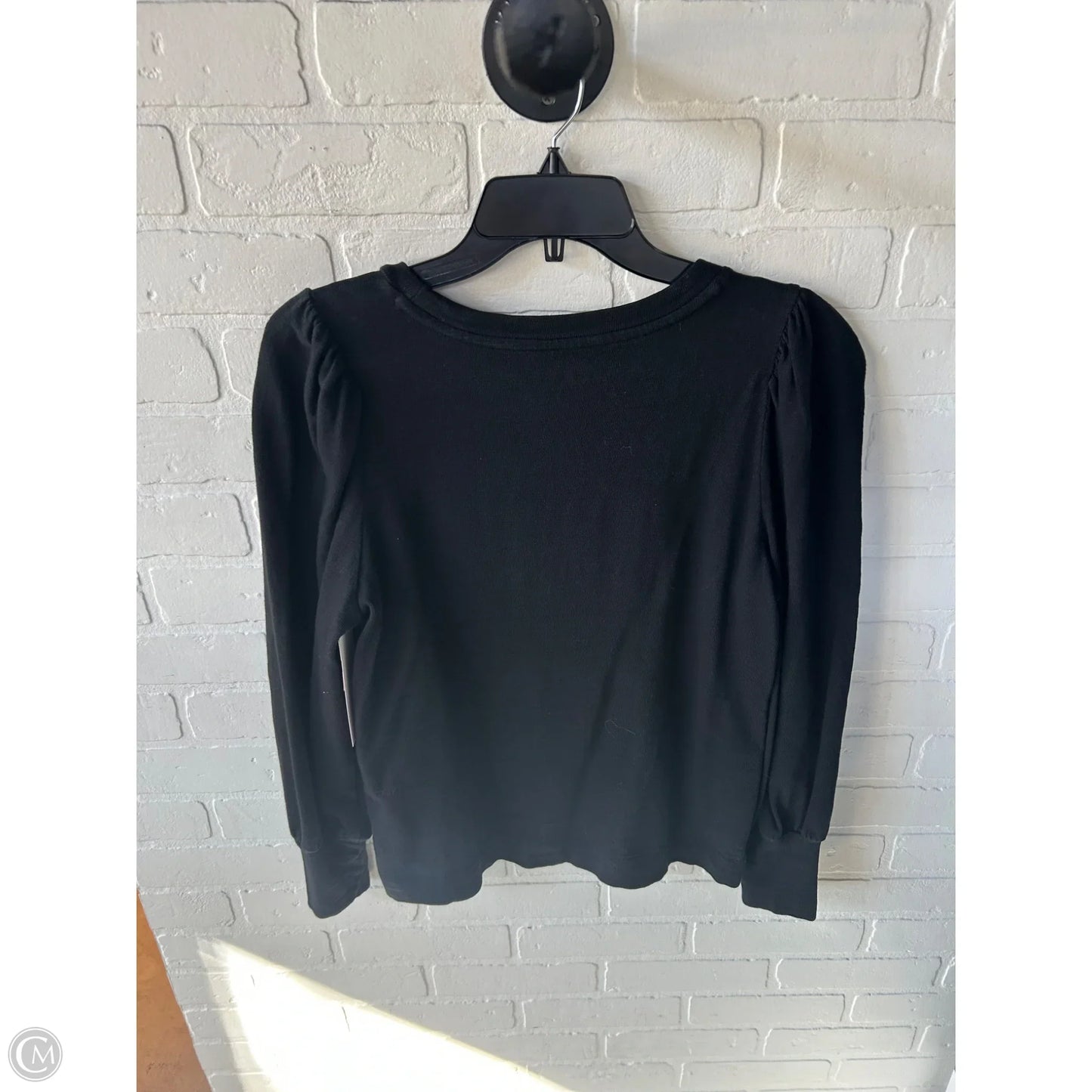 Top Long Sleeve By Loft In Black, Size: M