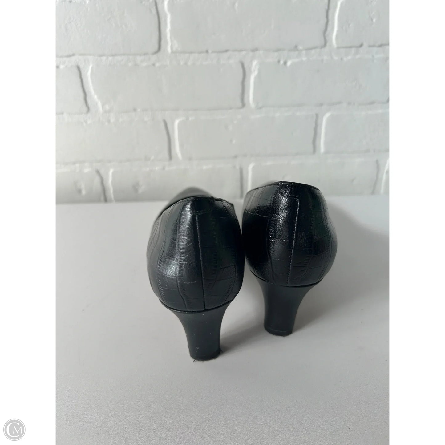 Shoes Heels Block By Clarks In Black, Size: 8