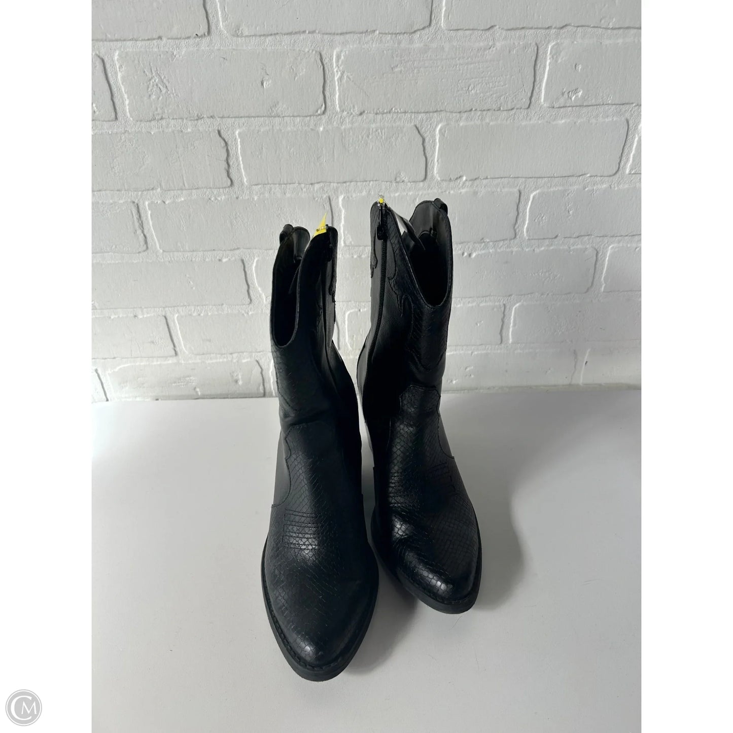 Boots Mid-calf Heels By Mix No 6 In Black, Size: 8.5