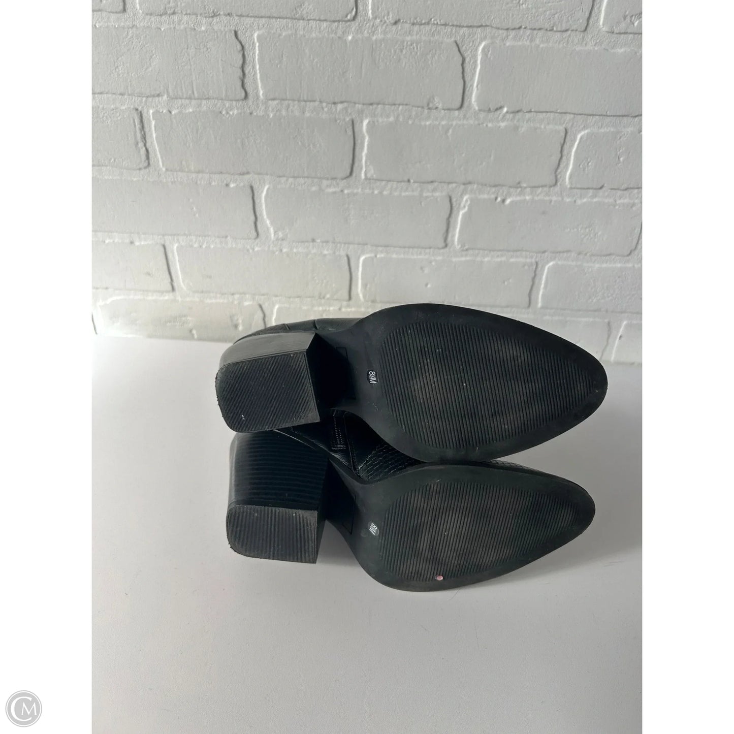 Boots Mid-calf Heels By Mix No 6 In Black, Size: 8.5