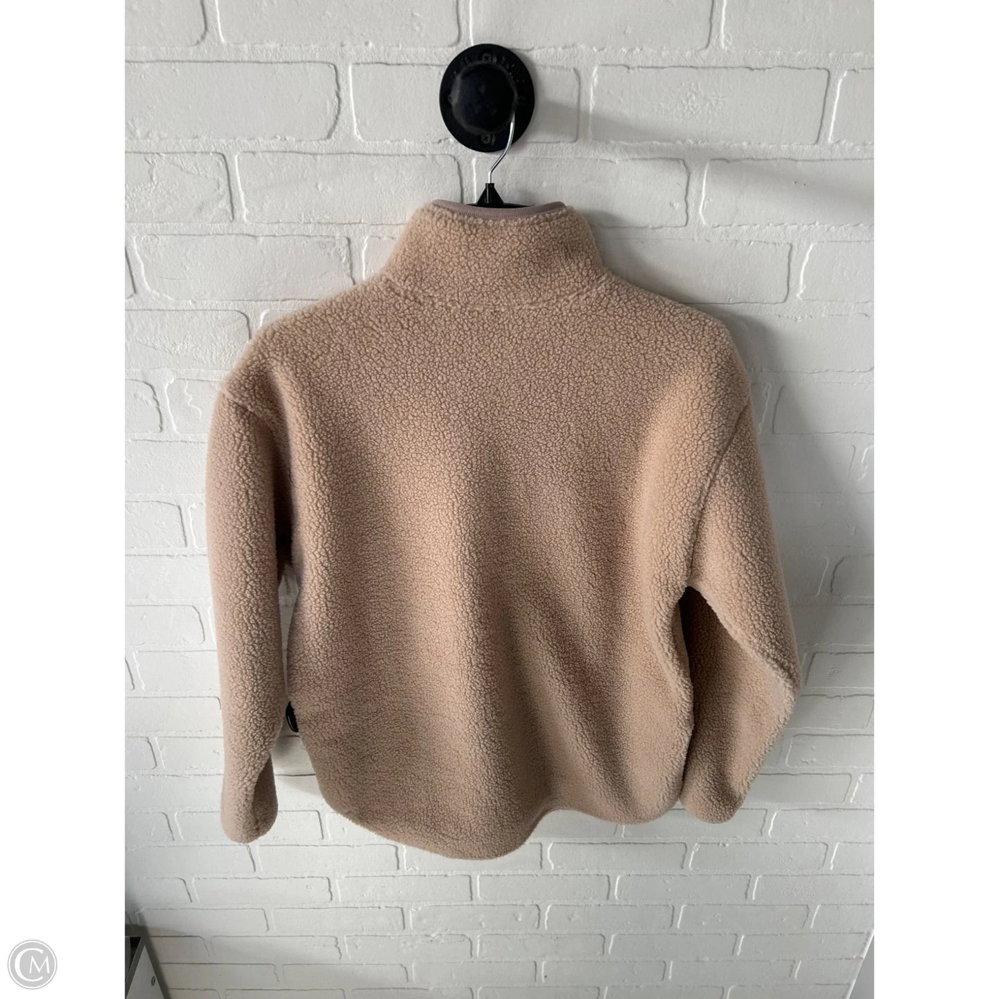 Jacket Fleece By Zella In Tan, Size: S