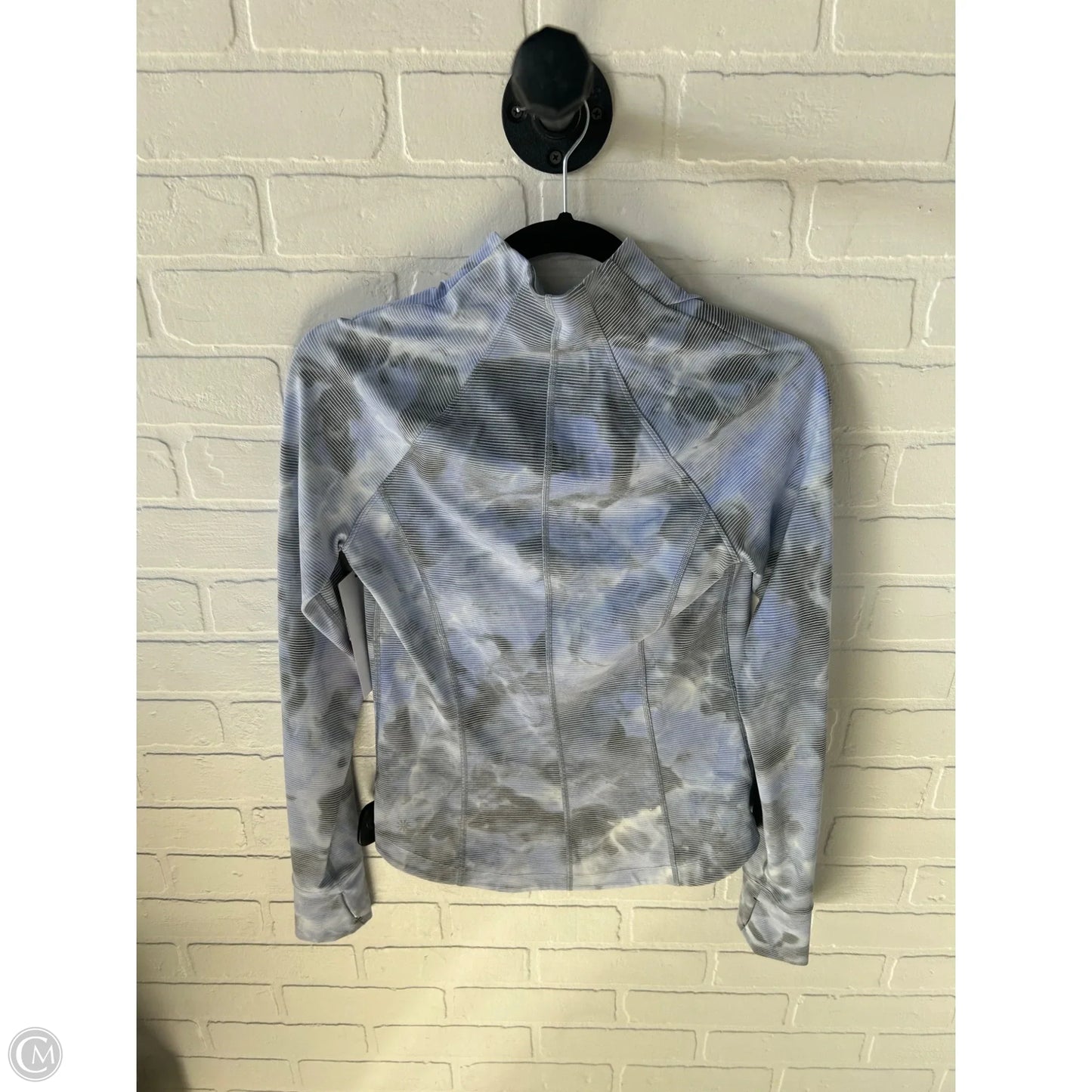 Athletic Jacket By Athleta In Blue & White, Size: Xs