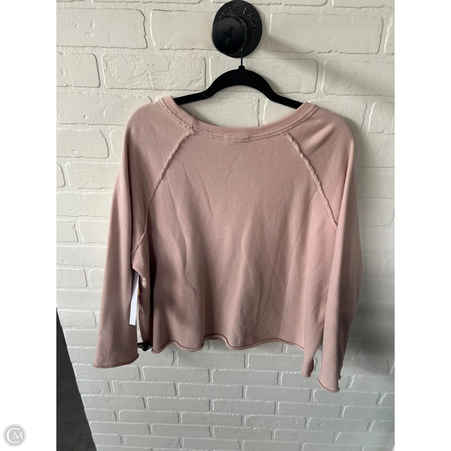 Sweatshirt Crewneck By Eileen Fisher In Pink, Size: S