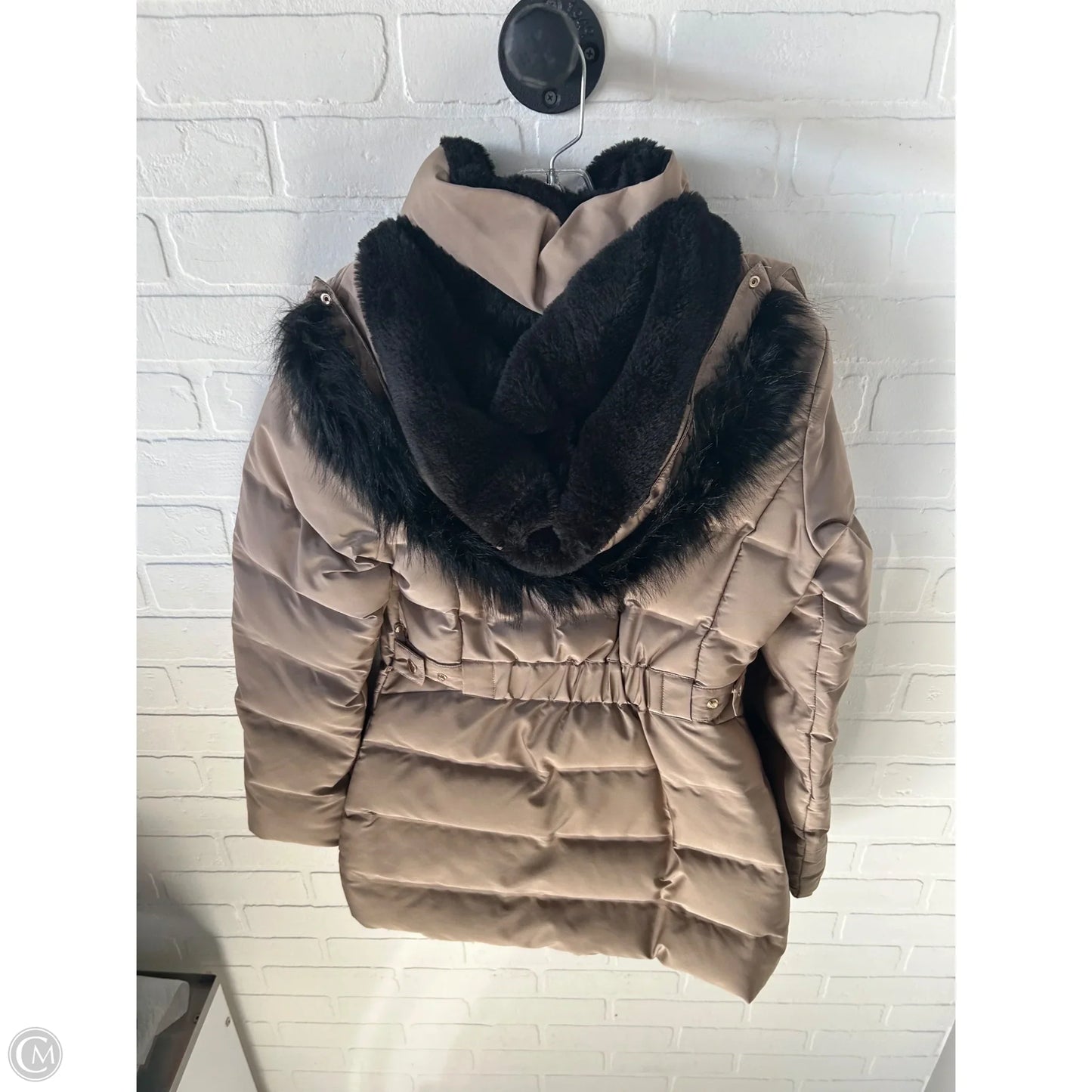 Coat Parka By Zara In Tan, Size: S