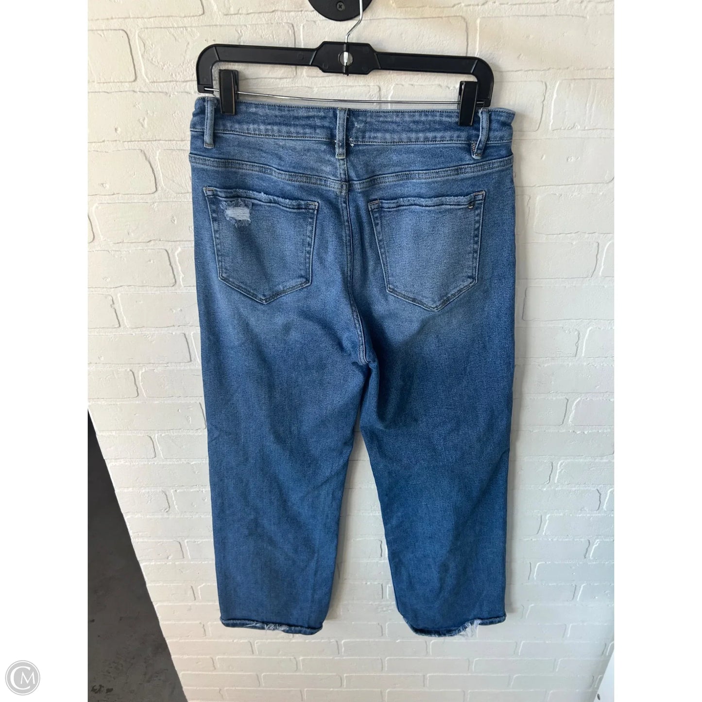 Jeans Wide Leg By Micas In Blue Denim, Size: 8