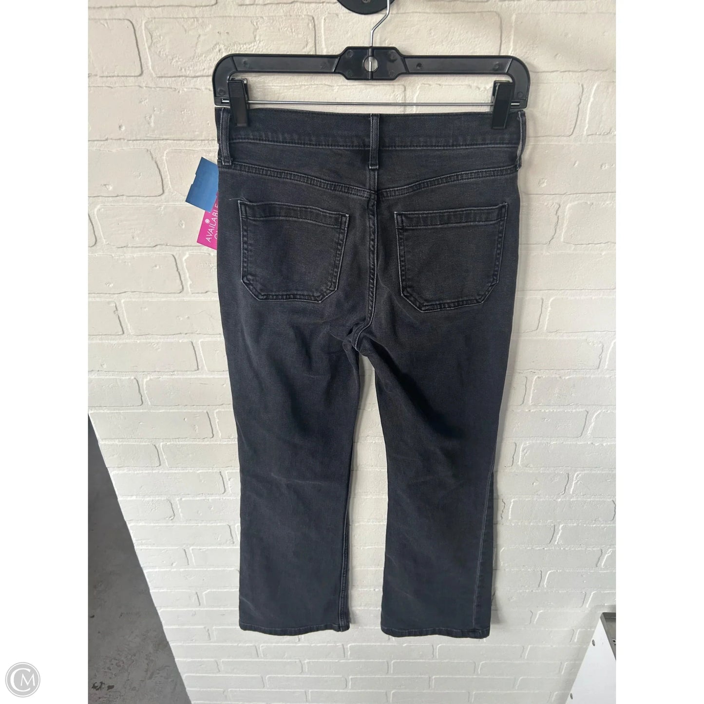 Jeans Flared By Gap In Black Denim, Size: 2