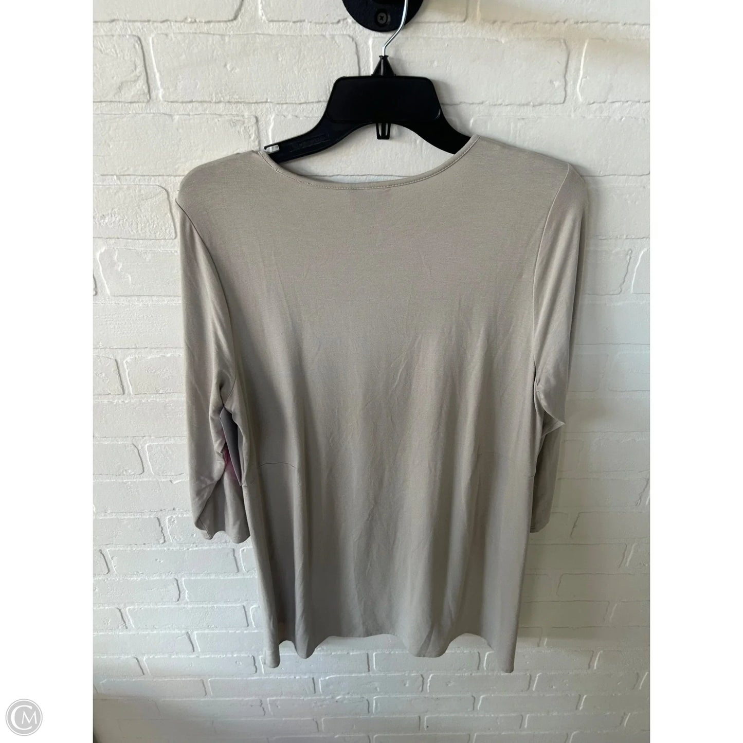Tunic 3/4 Sleeve By J. Jill In Beige, Size: M