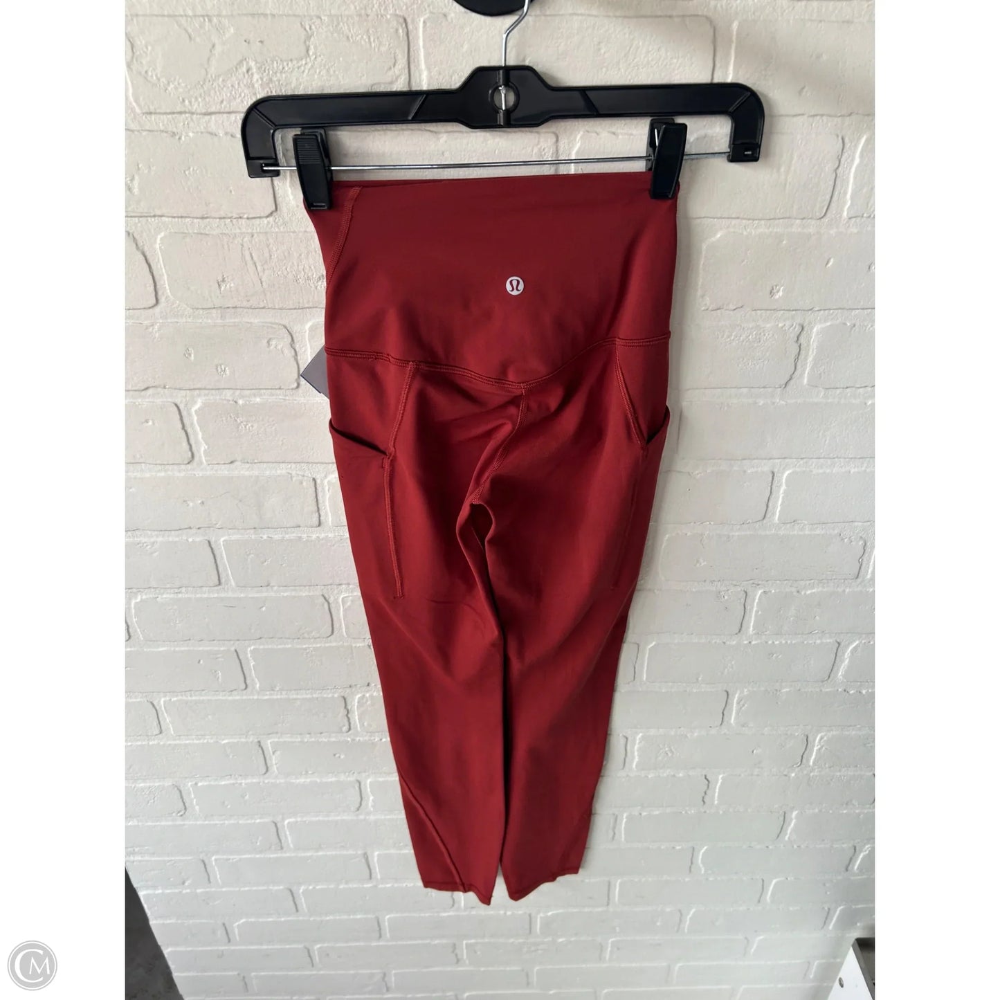 Athletic Leggings By Lululemon In Orange, Size: 2