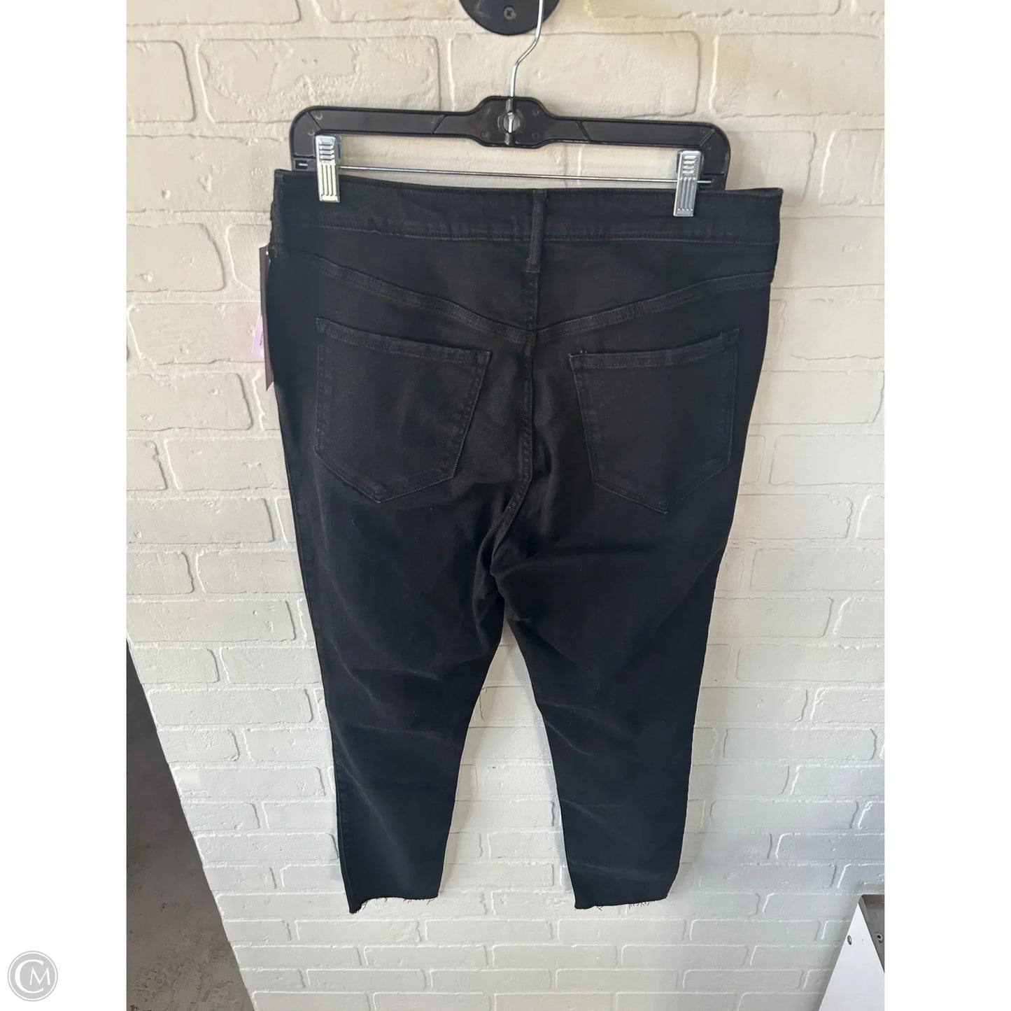 Jeans Skinny By Old Navy In Black Denim, Size: 14