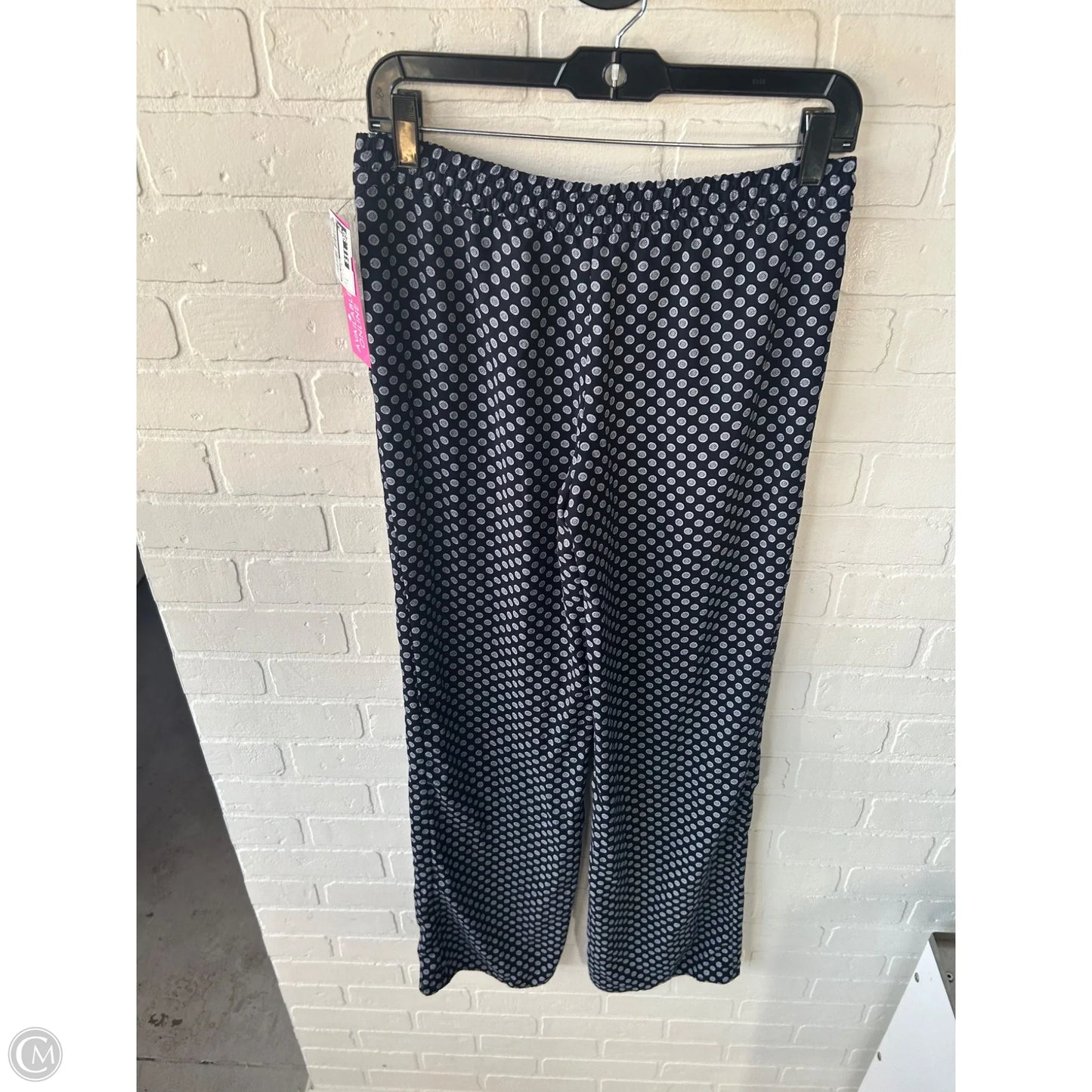 Pants Wide Leg By Zara Women In Blue & White, Size: 4