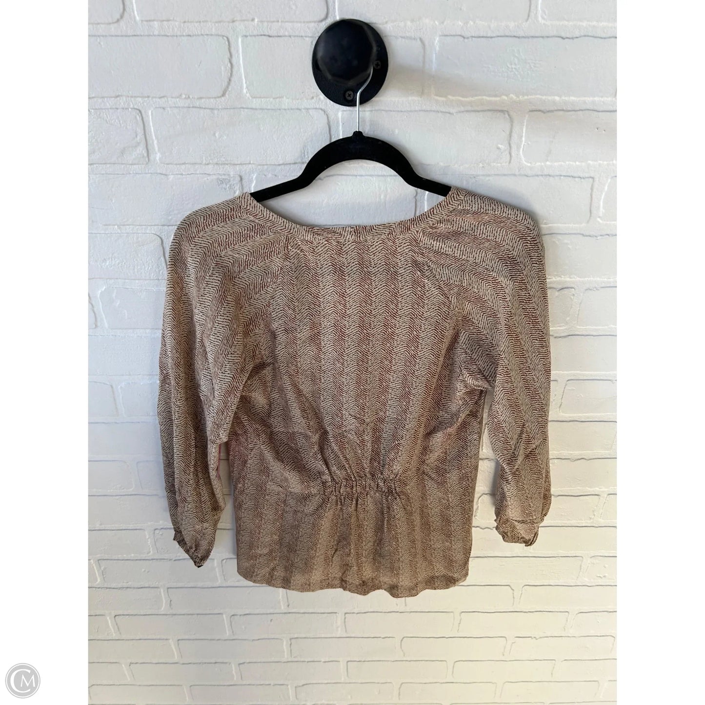 Top Long Sleeve By Joie In Brown, Size: Xs