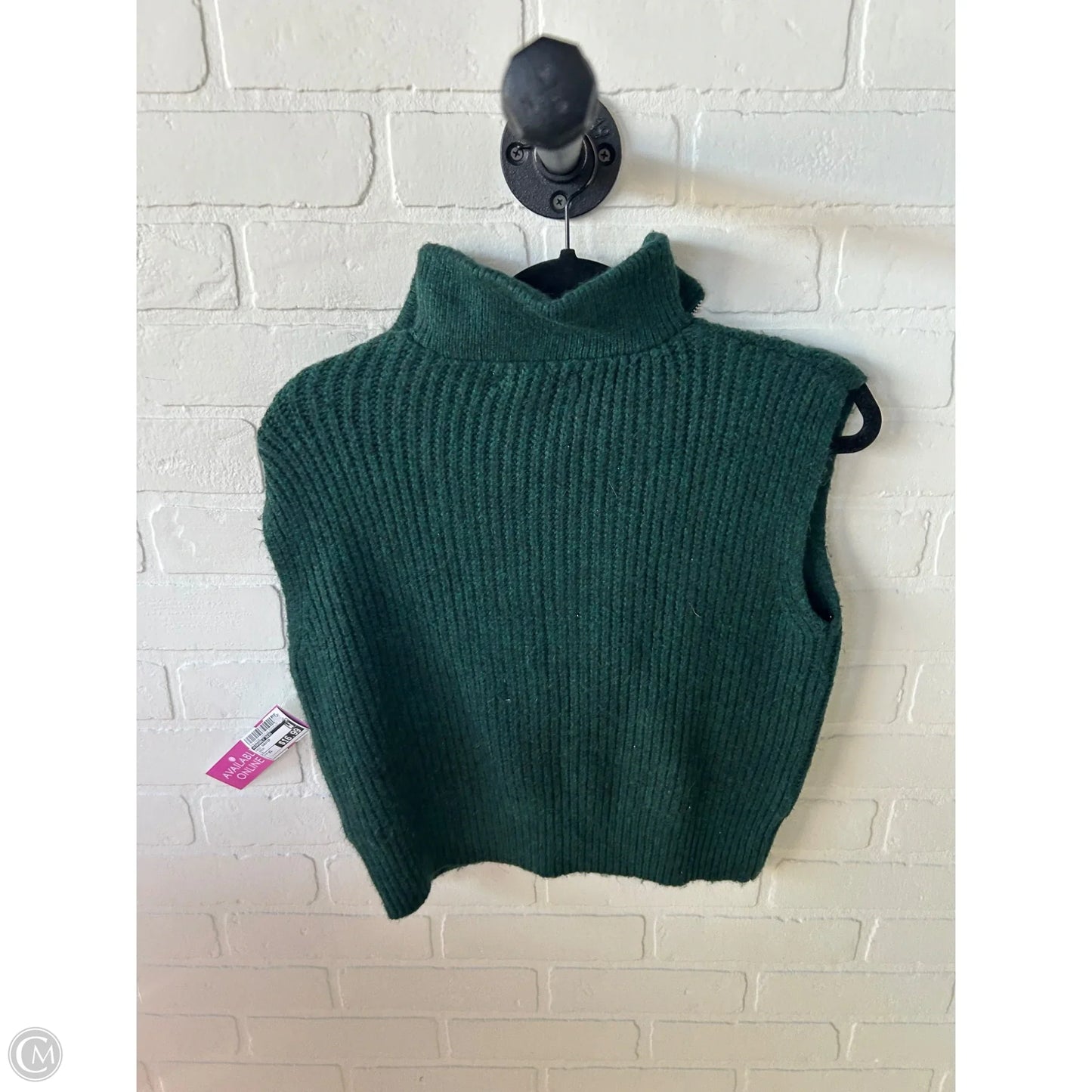 Vest Sweater By Sincerely Jules In Green, Size: Xs