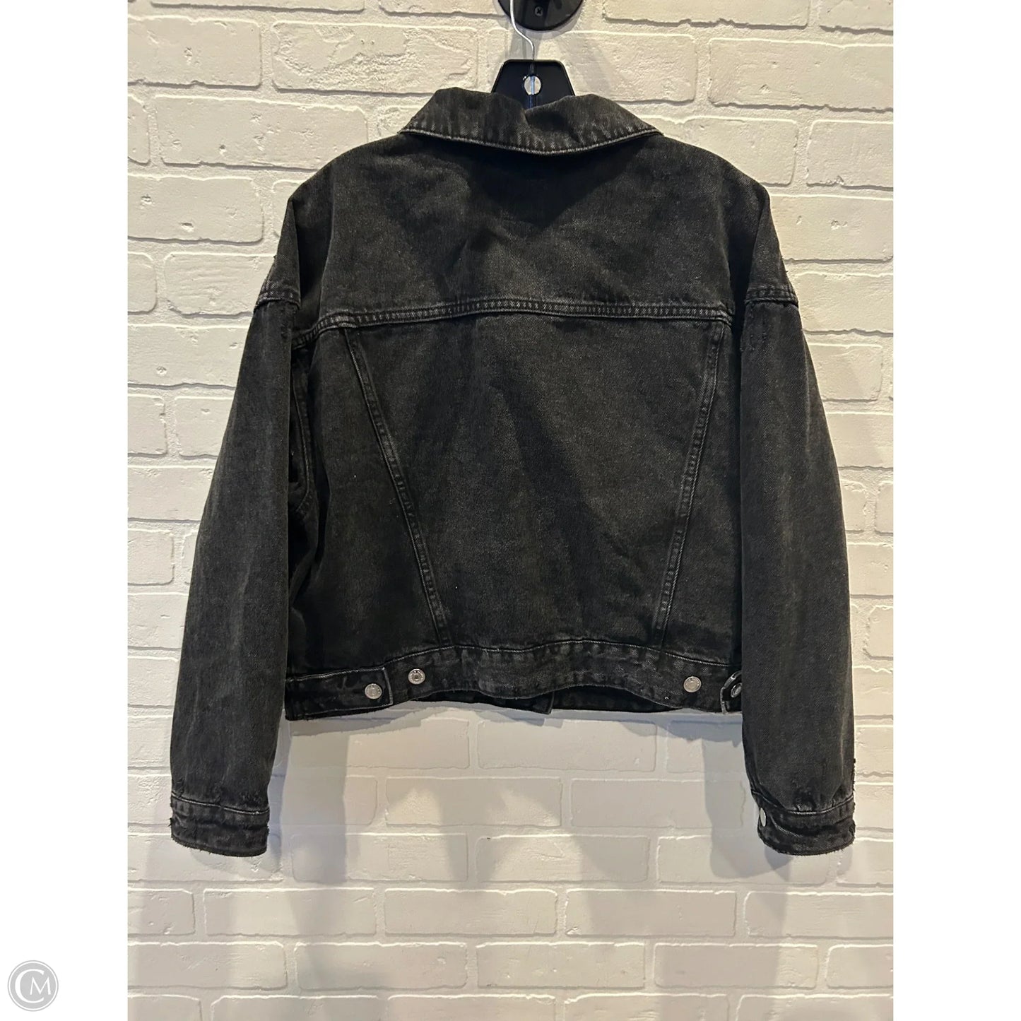 Jacket Denim By Wild Fable In Black Denim, Size: L