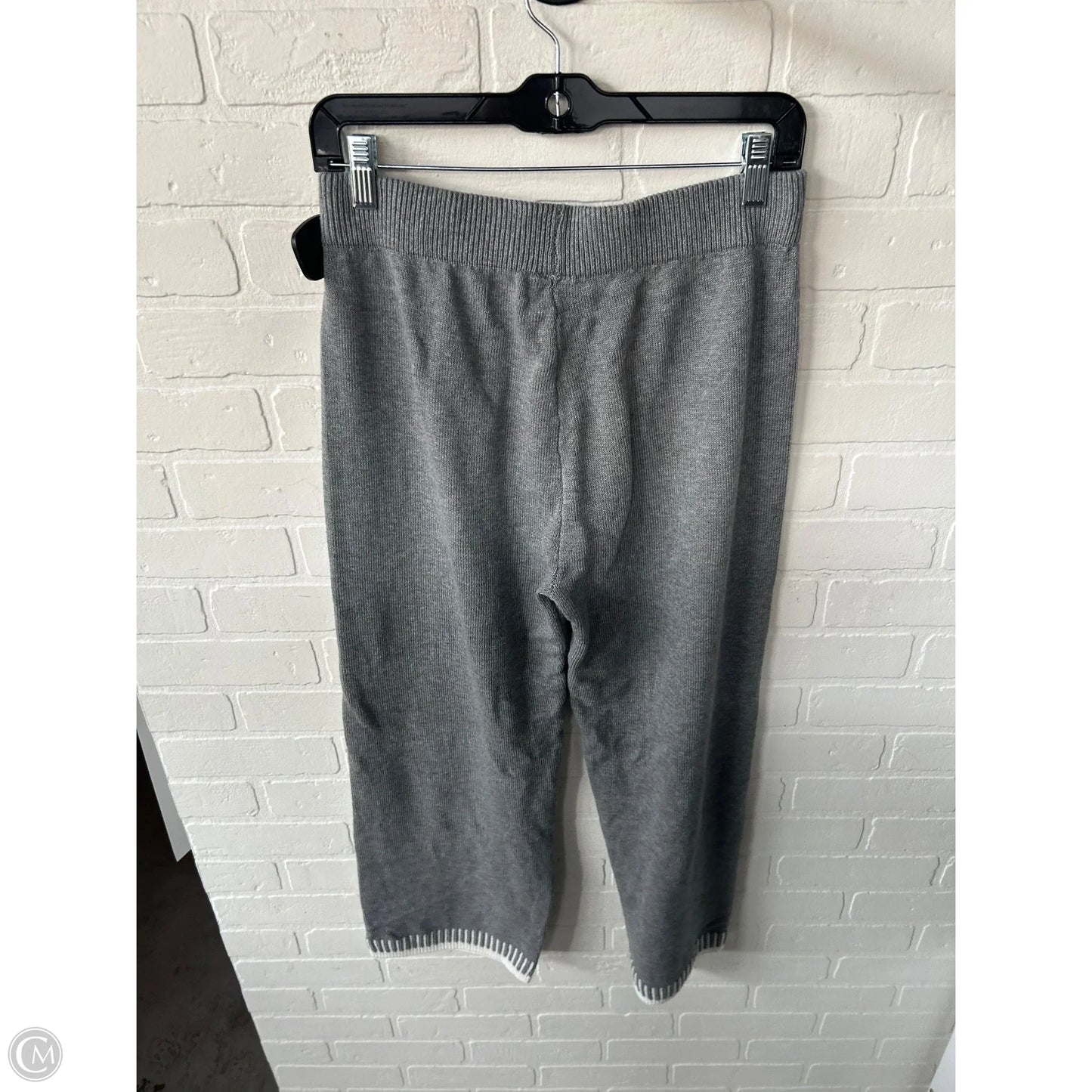 Lounge Set Pants By Prettygarden In Grey & White, Size: M