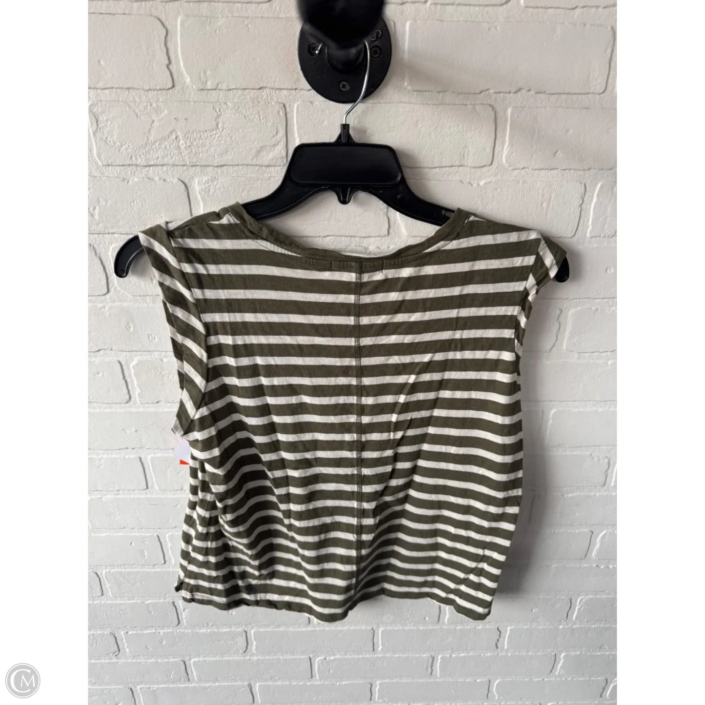 Top Sleeveless By Sanctuary In Cream & Green, Size: L