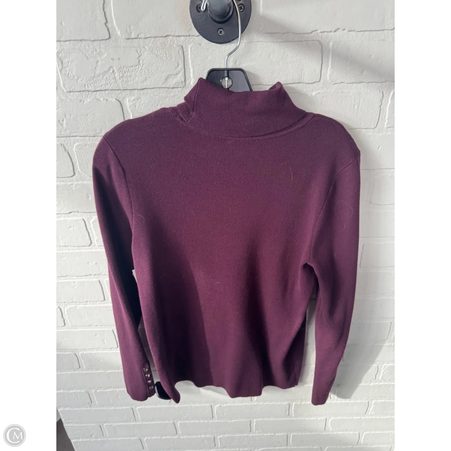 Sweater By Chicos In Purple, Size: M