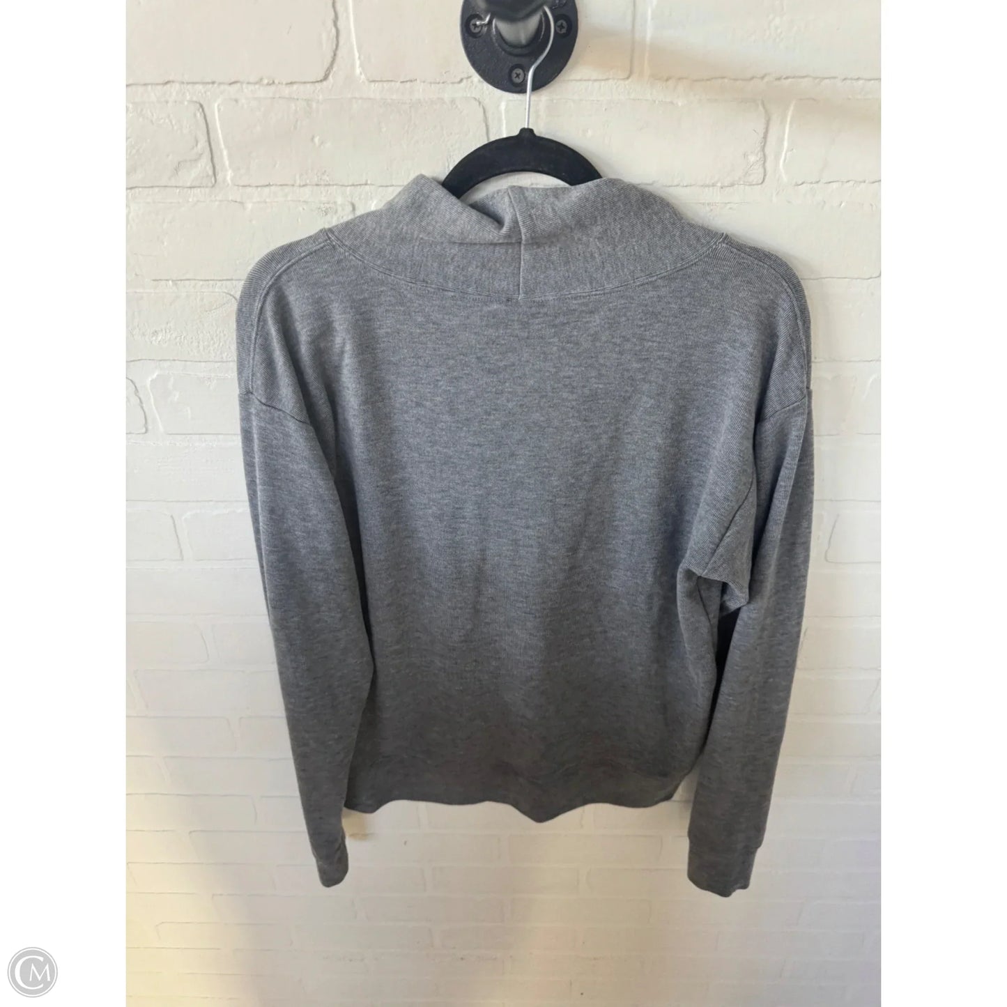 Sweatshirt Crewneck By Bobi In Grey, Size: M