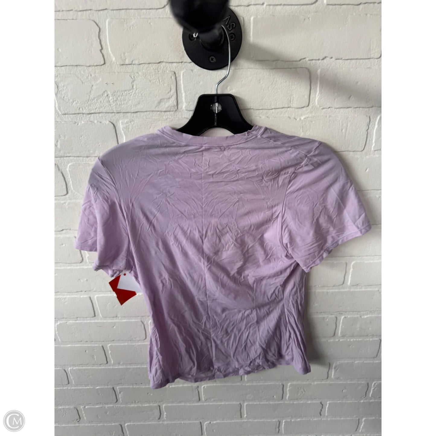 Top Short Sleeve Basic By Skims In Purple, Size: L