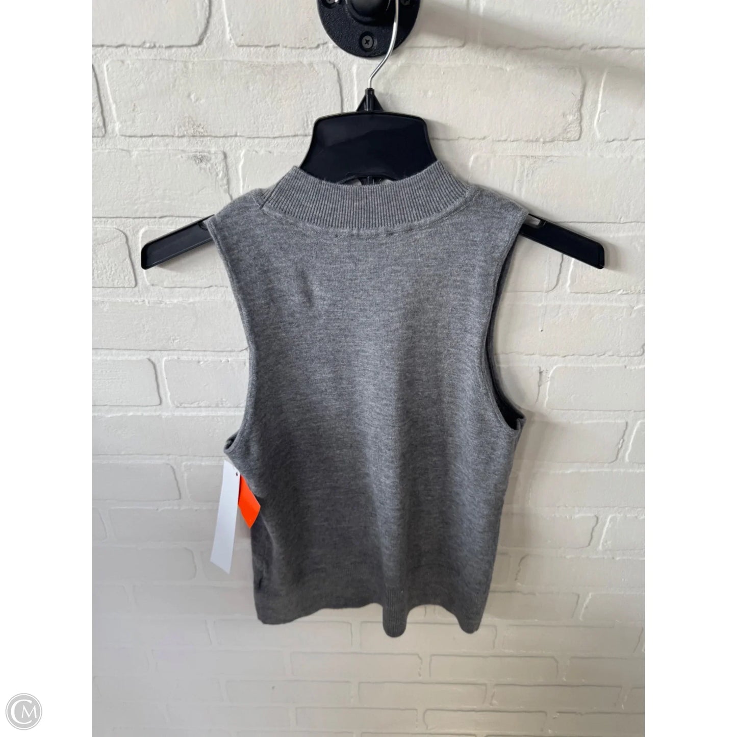 Vest Sweater By Express In Grey, Size: M