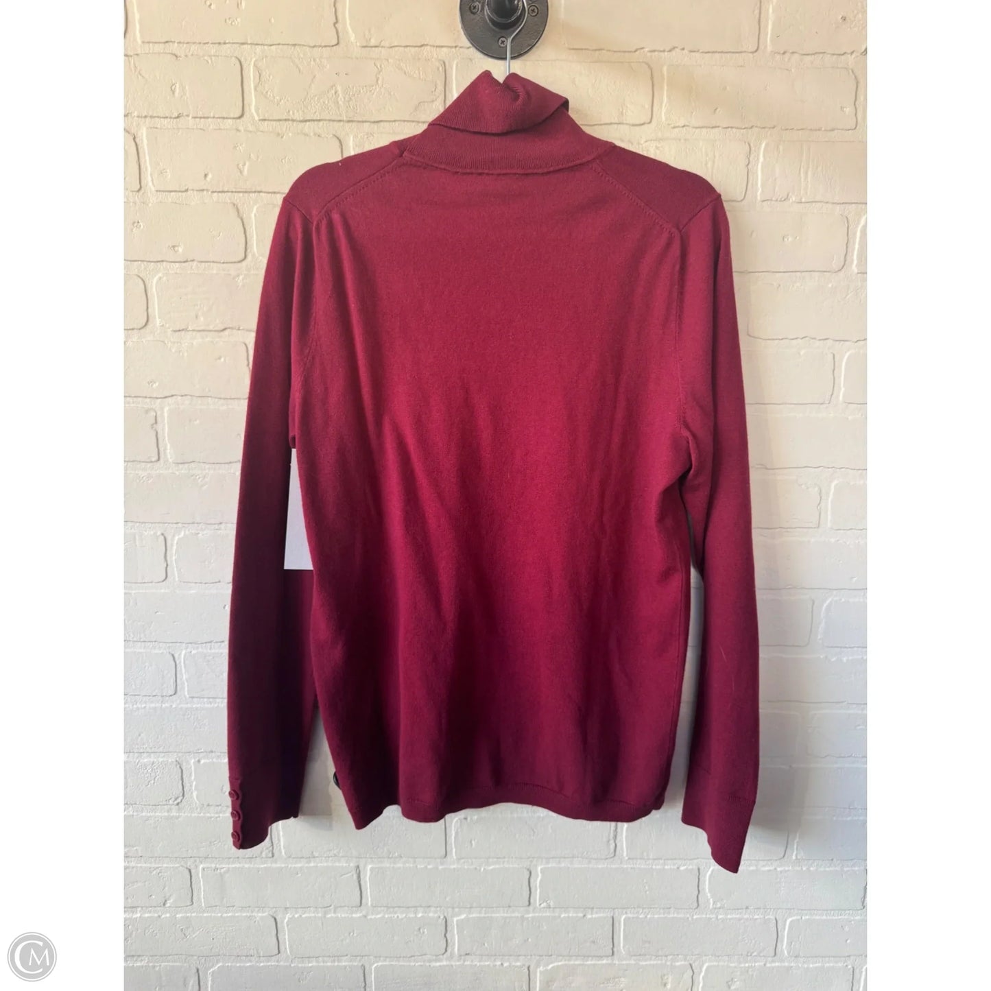 Sweater By Talbots In Red, Size: L