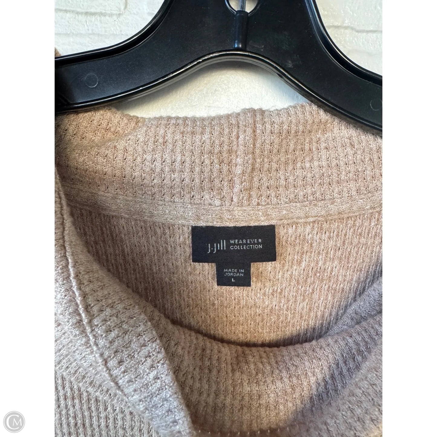 Top 3/4 Sleeve By J. Jill In Tan, Size: L