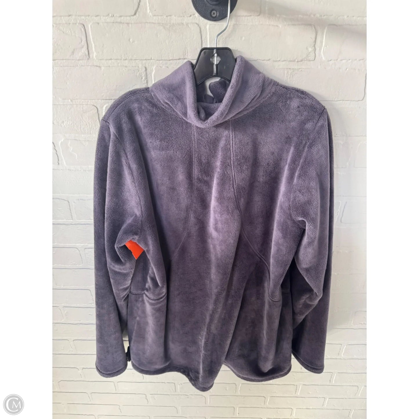 Jacket Fleece By Athleta In Purple, Size: Xl
