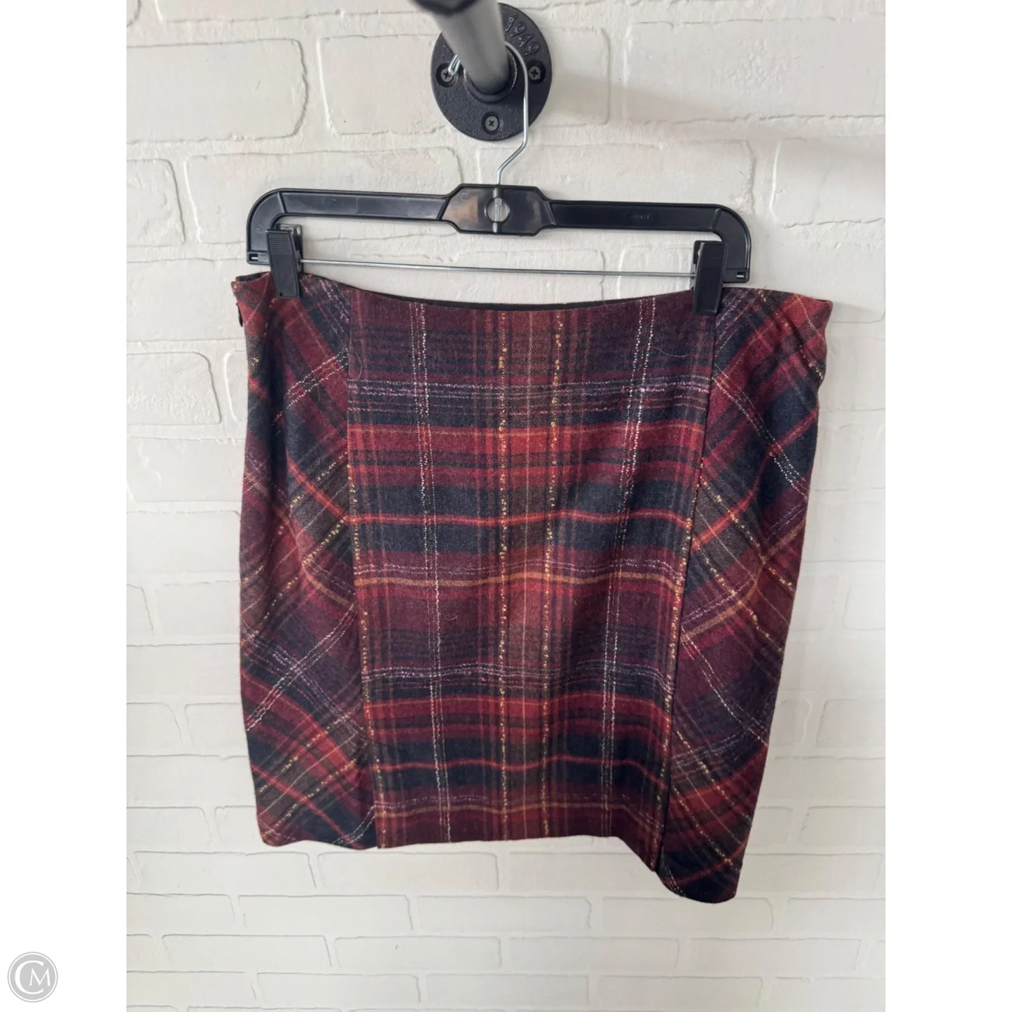 Skirt Mini & Short By J. Jill In Black & Red, Size: 12