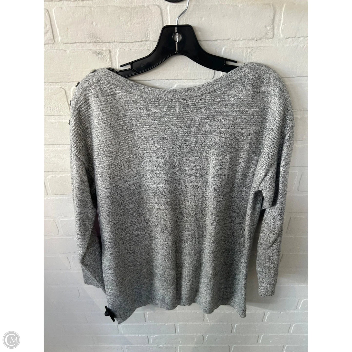 Sweater By Talbots In Grey, Size: Xl