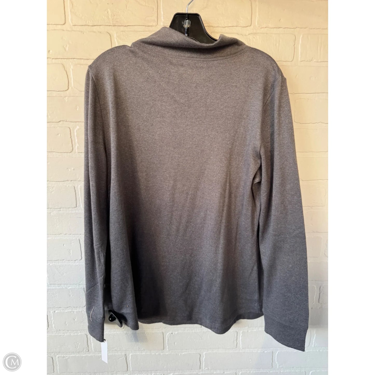 Sweater By Talbots In Grey, Size: L